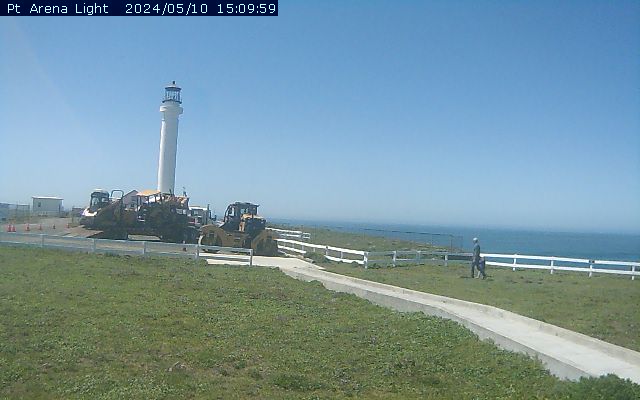 Point Arena Lighthouse Skycam in Northern California!