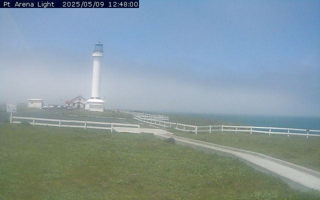 Point Arena Lighthouse Skycam in Northern California!