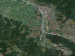 Google Earth view of camera angle